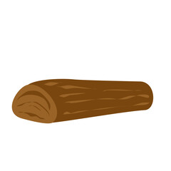 wood log vector