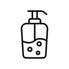 Facewash icon isolate white background vector stock illustration