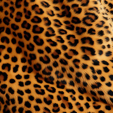 Fondo con detalle y textura de tejido con patron de piel de leopardo