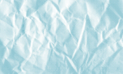 Abstract Blue Dotted Color Halftone Retro Paper Print Texture Vector Filter with Transparent Background