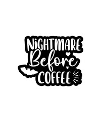 Halloween Stickers, Happy Halloween Labels, Treat Bag Stickers, PNG, Jpg, Pdf, Svg Bundle, 10 Stickers, Instant Download