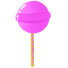 lollipop isolated on white background