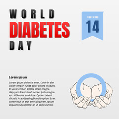 World Diabetes Day. diabetes awareness day. celebrated every year on November 14