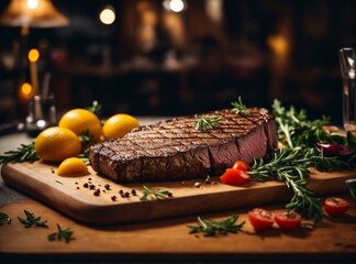 meat on a cutting board