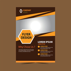 Cooperate business flyer design templet. 