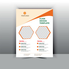 Cooperate business flyer design templet. 