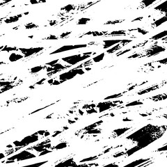 Naklejka premium Scratched Grunge Urban Background Texture Vector. Dust Overlay Distress Grainy Grungy Effect. Distressed Backdrop Vector Illustration. Isolated Black on White Background. EPS 10