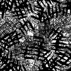 Seamless abstract black and white grunge background