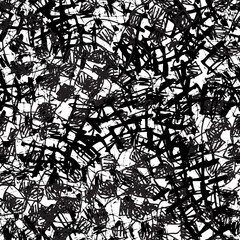 Seamless abstract black and white grunge background