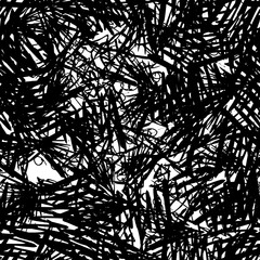 Seamless abstract black and white grunge background