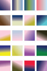 Gradients Color Palette For Graphics Resource