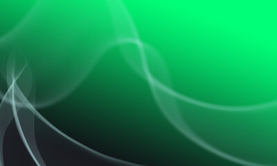 Light Green abstract background with curved