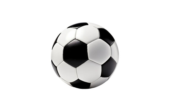 Attractive Soccer Ball Isolated on Transparent Background PNG.