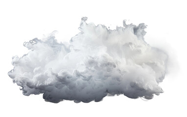 Steam Cloud with light Storm Isolated on Transparent Background PNG. - obrazy, fototapety, plakaty