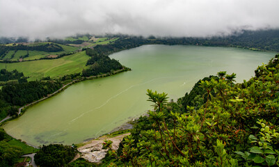 Obraz premium Lagoa da Furnas auf Sao Miguel