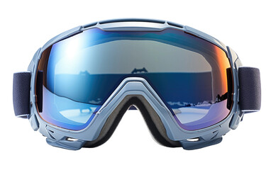 Attractive Snowboard Googles Glasses Isolated on Transparent Background PNG. - obrazy, fototapety, plakaty