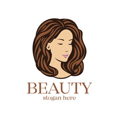 Logo for women beauty salon.