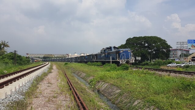 train on railway DD51