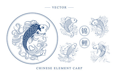 Chinese carp traditional art form