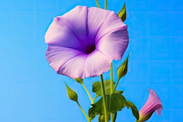 Morning Glory Flower with blue sky.