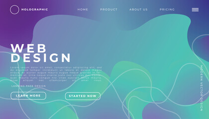 Trendy summer fluid gradient background, colorful abstract liquid 3d shapes. Futuristic design wallpaper for banner, poster, cover, flyer, presentation, advertising, landing page