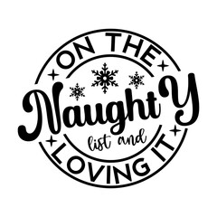 Obraz premium Christmas Ornament Round Sign SVG Design