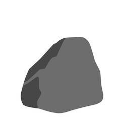 Black Stone Vector Illustration 