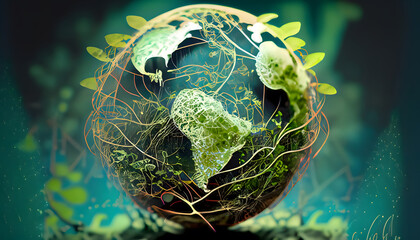 eco world Hintergrund zukunft Fortschritt Nachhaltigkeit - obrazy, fototapety, plakaty