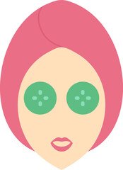 Fototapeta premium Facial mask illustration