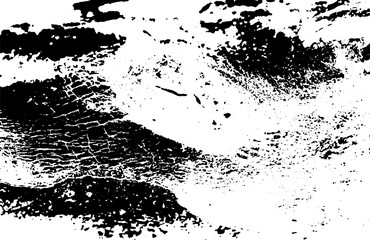 Rustic grunge vector texture with grain and stains. Abstract noise background. Weathered surface. Dirty and damaged. Detailed rough backdrop. Vector graphic illustration with transparent white. EPS10.