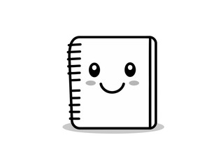 Doodle Smiling face with hidden agenda, cartoon sticker, sketch, vector, Illustration, minimalistic