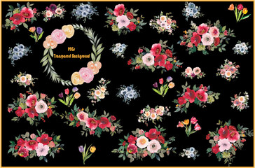 Flowers PNGs with Transparent Background