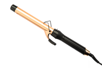 Curling iron, hairdresser's professional equipment.