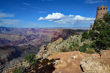 Desert View Watchtower at the Grand Canyon South Rim