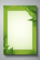 Elegant minimalist invitation card, for wedding or other events. AI generated