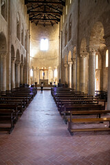ancient Abbey of Sant Antimo in tuscany - 664554657
