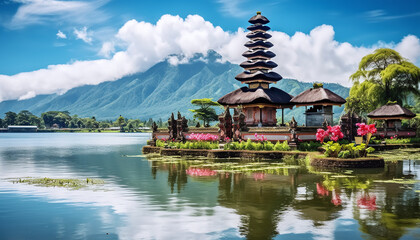 Pura Ulun Danu Bratan Temple, Bali, Indonesia