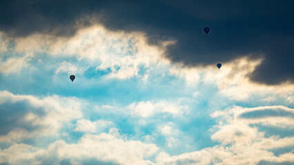 air balloon flying in the sky