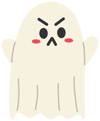 Angry Halloween Ghost