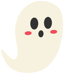 Surprised Halloween Ghost