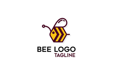 Best Luxury Bee, honey, logo design