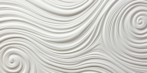 Fototapeta na wymiar Abstract modern white banner with texture of curves waves
