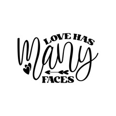 Love Has Many Faces SVG
