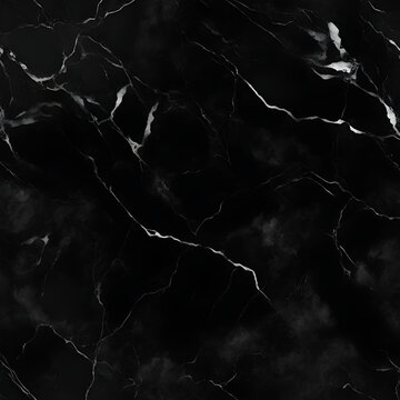 Textura de mármore preto de alta resolução com veios elegantes e superfície polida - perfeita para design de interiores luxuoso, projetos arquitetônicos e fundos gráficos premium