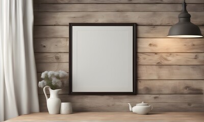 Interior frame mockup for posters