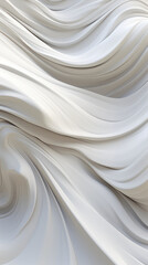 Obraz premium 3d illustration of white abstract background with smooth lines in it.