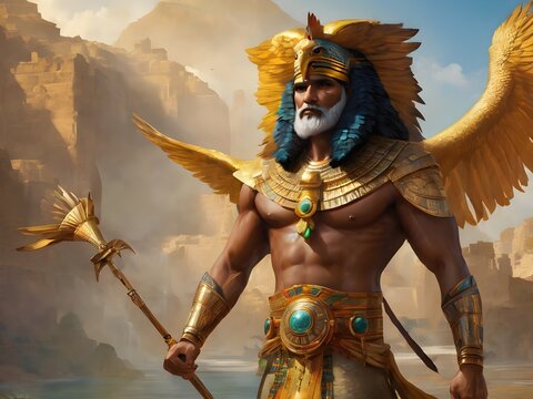 Ra, the Egyptian god 