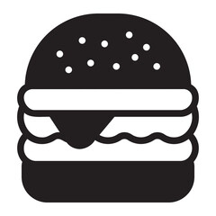burger glyph icon