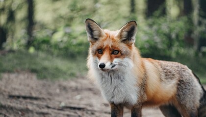 red fox in the wild