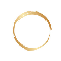 gold circle decoration